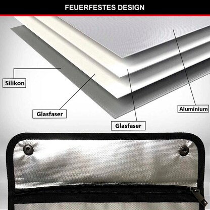 Artikelbild 7 für Master Lock® Dokumententasche DIN A4 schwarz silikonbeschichtet 2,8 cm, 1 St., Artikelnummer 810727