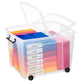 Artikelbild 1 für cep Aufbewahrungsbox 75,0 l transparent 60,0 x 48,5 x 41,5 cm, 1 St., Artikelnummer 766311