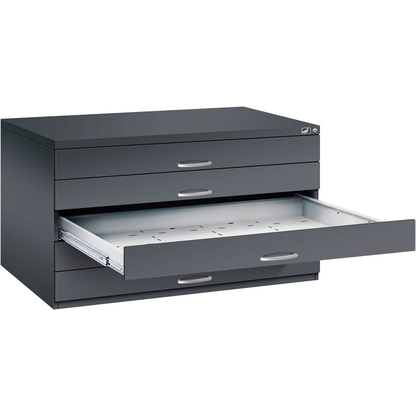 Artikelbild für CP 7200 Planschrank schwarzgrau 5 Schubladen 135,0 x 96,0 x 76,0 cm, 1 St., Artikelnummer 682373