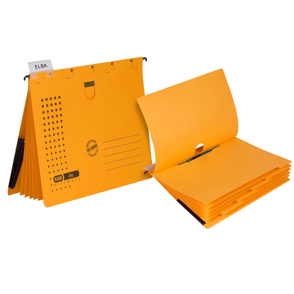 Artikelbild 2 für ELBA Personalhefter chic ULTIMATE Karton gelb DIN A4 5x kaufmännische Heftung, 5 St., Artikelnummer 796276