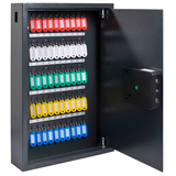 Artikelbild 1 für pavo Schlüsseltresor grau mit 50 Haken, Elektronikschloss, 38,0 x 10,0 x 55,0 cm, 1 St., Artikelnummer 557708