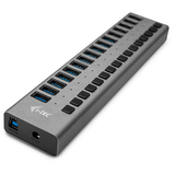 Artikelbild 1 für i-tec® USB-Hub USB 3.0 Charging 16-fach grau, Artikelnummer 662377