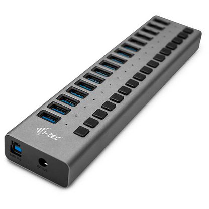 Artikelbild für i-tec® USB-Hub USB 3.0 Charging 16-fach grau, Artikelnummer 662377