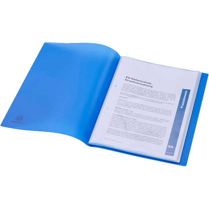 Artikelbild 4 für Exacompta Opak Sichtbuch DIN A4, 40 Hüllen hellblau, 1 St., Artikelnummer 680866