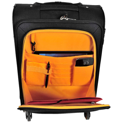 Artikelbild 5 für Exacompta Reise-Trolley Exactive Kunstfaser schwarz 37,0 x 23,0 x 55,0 cm, Artikelnummer 667511