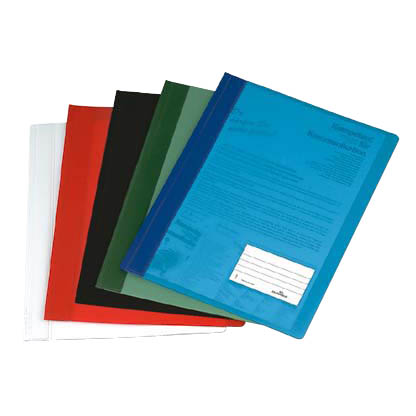 Artikelbild für DURABLE Schnellhefter DURALUX Kunststoff farbsortiert DIN A4 überbreit, 10 St., Artikelnummer 567545