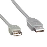 Artikelbild 1 für goobay USB 2.0 A Kabel 3,0 m grau, 1 St., Artikelnummer 245894