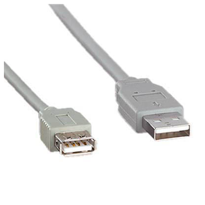 Artikelbild für goobay USB 2.0 A Kabel 3,0 m grau, 1 St., Artikelnummer 245894