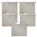 Artikelbild 1 für LEITZ Hängehefter ALPHA® 1984 Karton grau DIN A4 1x kaufmännische Heftung, 5 St., Artikelnummer 322141