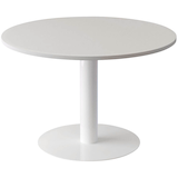 Artikelbild 1 für meet powered by PAPERFLOW Mehrzwecktisch weiß rund, Säulenfuß weiß, 115,0 x 115,0 x 75,0 cm, Artikelnummer 578183