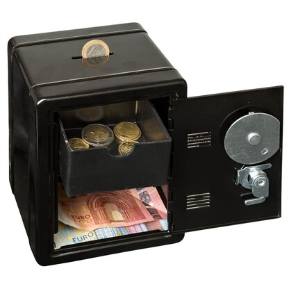 Artikelbild 2 für Idena Spardose Spartresor schwarz, 1 St., Artikelnummer 141026