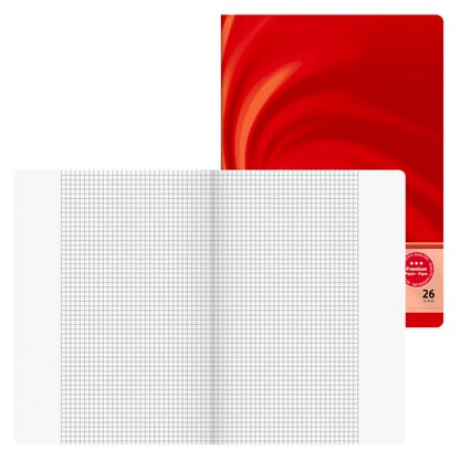 Artikelbild für BRUNNEN Schulheft Vivendi Lineatur 26 kariert DIN A4 Außenrand, 32 Blatt, 1 St., Artikelnummer 369312