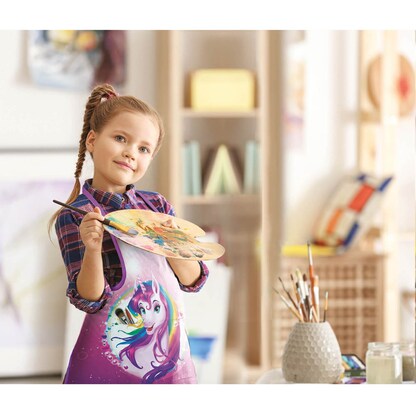 Artikelbild 6 für ROTH Mädchen Kinder Malschürze Einhornportrait rosa Einheitsgröße 1 St., Artikelnummer 580904