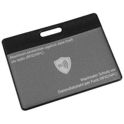 Artikelbild 4 für HIDENTITY® Dokumentenhülle Hidentity Admission schwarz 9,5 x 7,5 cm, 1 St., Artikelnummer 809053