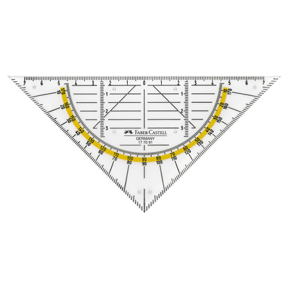 Artikelbild für FABER-CASTELL Geometrie-Dreieck 14,0 cm, Artikelnummer 901991