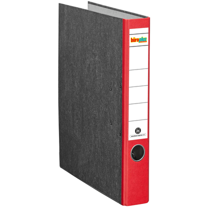 Artikelbild 2 für büroplus Ordner rot marmoriert Karton 5,0 cm DIN A4, 1 St., Artikelnummer 148916