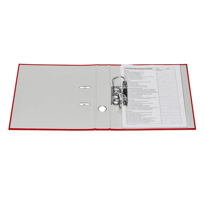 Artikelbild 6 für DONAU Klassik Ordner rot Karton 5,0 cm DIN A4, 1 St., Artikelnummer 183665