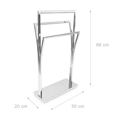 Artikelbild 2 für relaxdays Handtuchständer silber, 1 St., Artikelnummer 373132