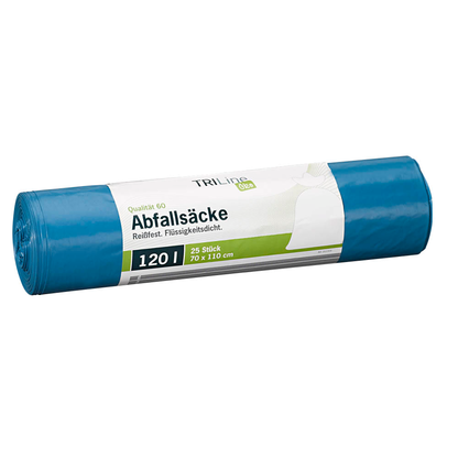 Artikelbild 2 für TRILine® Schwerlastsäcke Öko 120,0 l blau 40,0 µm, 25 St., Artikelnummer 274027