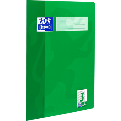 Artikelbild 3 für OXFORD Schulheft Lineatur 3R liniert DIN A4 Außenrand, 16 Blatt, 1 St., Artikelnummer 759664