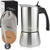 Artikelbild 1 für Milu Espressokocher silber, 6 Tassen, Artikelnummer 860085