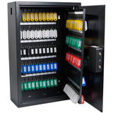 Artikelbild 1 für pavo Schlüsseltresor grau mit 150 Haken, Elektronikschloss, 38,0 x 15,0 x 55,0 cm, 1 St., Artikelnummer 557722