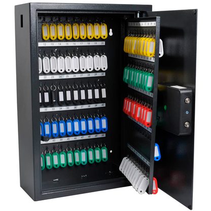 Artikelbild für pavo Schlüsseltresor grau mit 150 Haken, Elektronikschloss, 38,0 x 15,0 x 55,0 cm, 1 St., Artikelnummer 557722