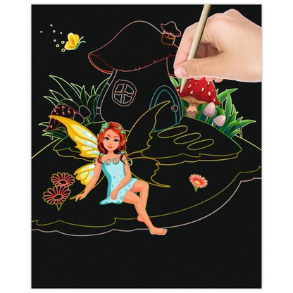 Artikelbild 11 für URSUS® Kratzbuch Feen und Prinzessinen mehrfarbig, Artikelnummer 232726