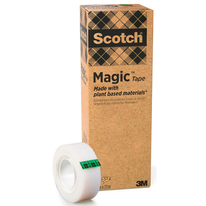 Artikelbild für Scotch Magic™ Tape a greener choice Klebefilm matt 19,0 mm x 33,0 m 9 Rollen, Artikelnummer 396622