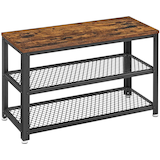 Artikelbild 1 für VASAGLE Schuhbank LBS73X braun, schwarz Holz 73,0 cm, Artikelnummer 262929