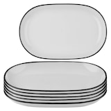 Artikelbild 1 für ID Fine Teller Modest Black Magnus grau Ø 37,0 cm, 6 St., Artikelnummer 633911