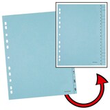 Artikelbild 1 für Trennblätter DIN A4 0-9 blau, 250 g/qm, 100 St., Artikelnummer 203307