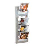 Artikelbild 1 für Kerkmann Wandprospekthalter alu DIN A4 5 Fächern 30,0 x 17,0 x 90,0 cm, 1 St., Artikelnummer 459628