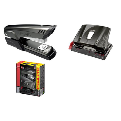 Artikelbild 2 für maped Locher und Heftgeräte Set Advanced Metal schwarz, Artikelnummer 417170