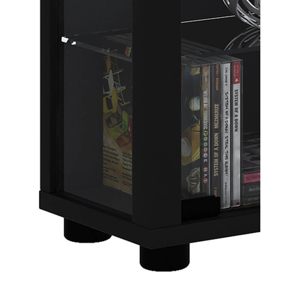 Artikelbild 2 für VCM my home Lumo Maxi Vitrine schwarz 8 Fachböden mit Beleuchtung, Artikelnummer 781551