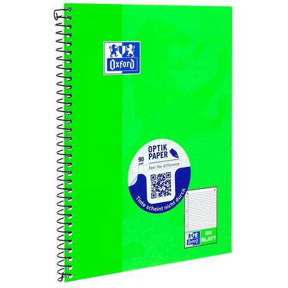 Artikelbild 9 für OXFORD Collegeblock Schule Kleinformat liniert DIN A5 Innenrand, 1 Block, Artikelnummer 759677