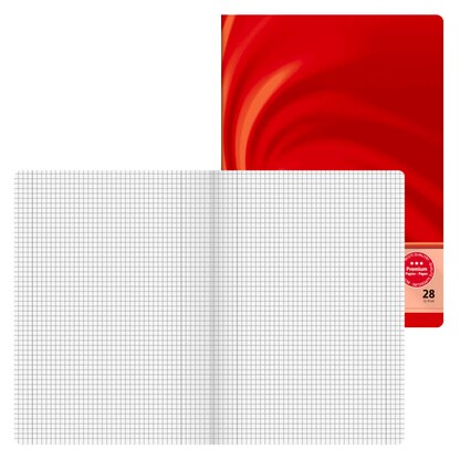 Artikelbild für BRUNNEN Schulheft Vivendi Lineatur 28 kariert DIN A4 Innen- und Außenrand, 32 Blatt, 1 St., Artikelnummer 369339