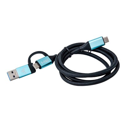 Artikelbild für i-tec® USB 3.0 C/USB 3.0 C, USB 3.0 A Kabel 100,0 cm schwarz, 1 St., Artikelnummer 662389