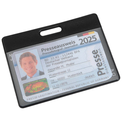 Artikelbild für HIDENTITY® Dokumentenhülle Hidentity Admission schwarz 9,5 x 7,5 cm, 1 St., Artikelnummer 809053
