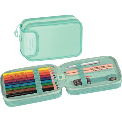 Artikelbild für BRUNNEN Federmäppchen befüllt s'maepp Sweet Colour Code mint 34-teilig, 20,0 x 7,5 cm, Artikelnummer 778146