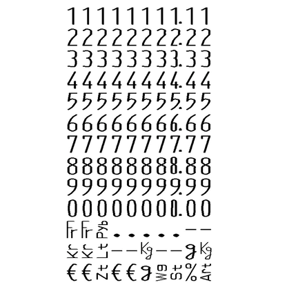 Artikelbild 2 für PrinterLabels AS SATO KENDO 26 Preisauszeichner schwarz, Artikelnummer 230987