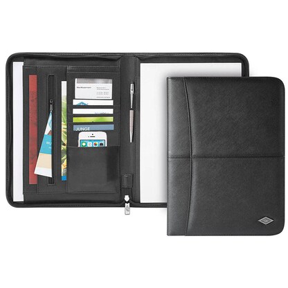 Artikelbild für WEDO Konferenzmappe Accento Lederimitat DIN A4 schwarz, Artikelnummer 514141
