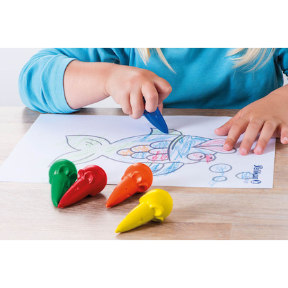 Artikelbild 3 für Pelikan wachsmalmäuse® Wachsmalstifte farbsortiert, 6 St., Artikelnummer 272734