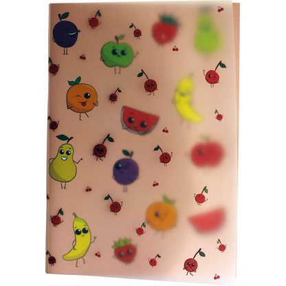 Artikelbild für RNK-Verlag Notizbuch Früchte DIN A5 kariert, mehrfarbig Softcover 200 Seiten, 1 St., Artikelnummer 338337