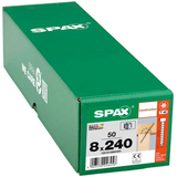 Artikelbild 1 für SPAX® Holzbauschrauben T40 Zylinderkopf WIROX 1221010802405 8 mm x 240 mm, 50 St., Artikelnummer 397756