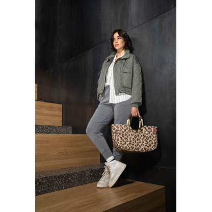 Artikelbild 5 für reisenthel® Einkaufskorb loopshopper M Kunstfaser frame leo macchiato, Artikelnummer 571408