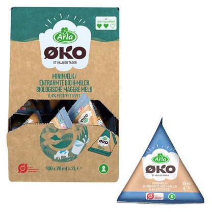 Artikelbild für Arla Bio-Milch 0,4% 100x 20,0 ml, Artikelnummer 607017