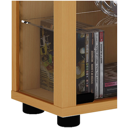 Artikelbild 2 für VCM my home Lumo Maxi Vitrine buche 8 Fachböden mit Beleuchtung, Artikelnummer 781000