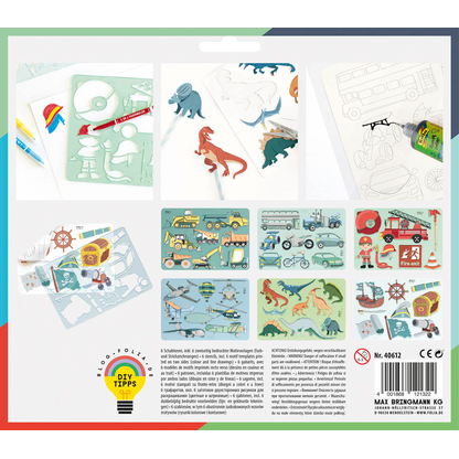 Artikelbild 2 für folia Zeichenschablonen-Set farbsortiert, Artikelnummer 314662