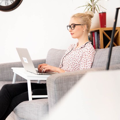 Artikelbild 8 für relaxdays Laptop-Betttablett weiß, Artikelnummer 519674